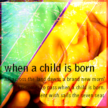 2011.12.10 When A Child Is Born產品圖